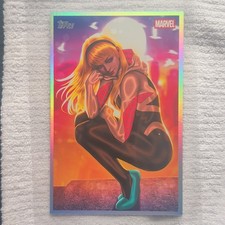 2026 Topps Marvel Vault Box Topper Originals GHOST-SPIDER Art Card With BOX picture