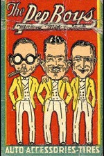 🎩 Pep Boys Vintage Ad Poster 1930s - 24x36” Hi-Res💎 Print - 200 GSM Paper🗞️ picture