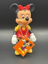 Vintage Walt Disney Minnie Mouse 6” Articulated Figure w Original Tag Hong Kong picture