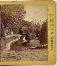 Picturesque Potter’s Grove, Arlington Massachusetts – Historic Stereoview Card picture