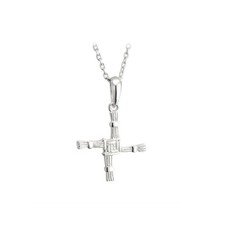 Biddy Murphy Irish 925 Sterling Silver Saint Brigid Cross Necklace, Tradition... picture