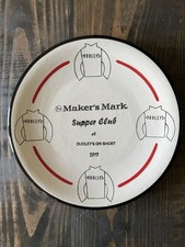Maker’s Mark Supper Club Dudley’s 2017 Kentucky Stoneware Bourbon Plate 11” picture