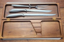 Vintage Stainless Steel Murphy Knive Carving Set w/box picture