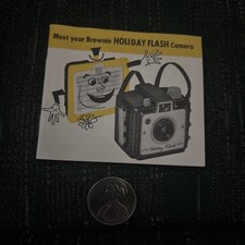 Vintage 1954 Kodak Brownie Holiday Flash Booklet picture