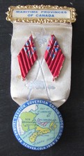 Antique 1908 IOOF Odd Fellows Denver Co MARITIME PROVINCE OF CANADA Medal/Badge picture