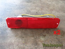 2 x new Red Turn Side Marker Lights Jeep CJ5 CJ6 CJ7 CJ8 picture
