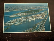 Vtg Montreal World Fair Expo 67 Terre des Hommes Aerial View Christmas Card NEW picture