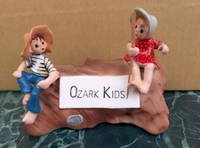 Vintage 1950s Ozark Kids Porcelain Ceramic Figurine picture