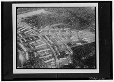Greenbelt Maryland MD Aerial View 1941 Fall New Deal Housing Development picture