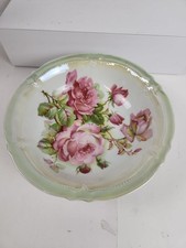 JSV Bavaria German Serving Bowl Floral Pattern 8.75