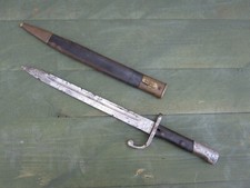One Brazilian M1908 Mauser Bayonet - Used Fair Condition - Made in Germany picture