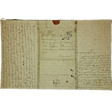 1803 Lisburn Ireland Stampless Cross Letter Mary Johnstone to John B. Dice NY picture