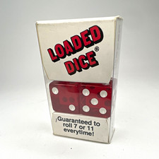 Loaded Dice Magic Trick Red Dice Set - Roll 7 or 11 Every Time picture