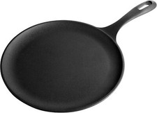 Victoria Cast Iron Round Pan Comal Griddle Seasoned with 100% Kosher Certified picture