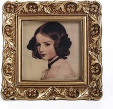 Small Vintage Picture Frames 3x3 Antique Ornate Mini Square Picture Frames for W picture