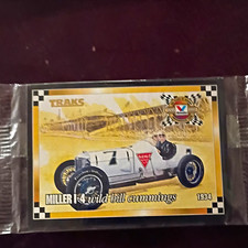 TRAKS Racing Centennial Promo Card Wild Bill Cummings Miller 14 #1934 1994 picture
