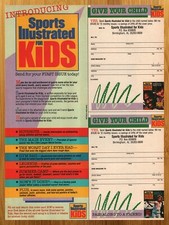1990 Sports Illustrated for Kids Print Ad/Poster Michael Jordan Basketball Art picture