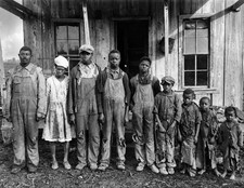 1931 African American Family Front of Home Classic Vintage Photo Poster 13x19 picture