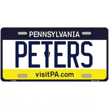 Peters Pennsylvania Metal Sign picture