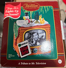 Carlton Cards Heirloom Milton Berle TV Ornament Lights/Sound Christmas 2003 95 picture