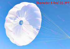 Aerospace Army Military Supply Cargo Drop Vintage Parachute Diameter 6.5m/21.3FT picture