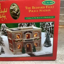 It's a Wonderful Life Holiday Village - Bedford Falls Police Station- NEW picture