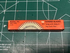 MACHINIST Hm Unused Kastar Precision Thickness Gage 26 Tapered Blades #603B picture