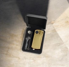🔥Solopipe Gold Metal Lighter Pipe Set-All-in-One Portable Tobacco Pipe 18+🔥 picture
