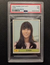Cher - 1969 Panini Cantanti Bisvalida 1st True Solo Rookie Card PSA 7 - A LEGEND picture