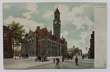 Detroit MI Post Office Raphael Tuck 2139 Undivided Back B4 picture