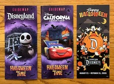 Disneyland DCA Park Guidemap Guide Map 2026 Halloween Jack McQueen Downtown New picture