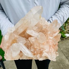 17.72lb Large Natural Clear Quartz Crystal Cluster Mineral Rough Specimen picture