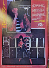Vintage Magazine Advertisement 1984 Quiet Riot Peavey Amplifiers picture
