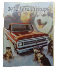 1972 Ford Pickups truck brochure F100 F250 F350 fold out picture