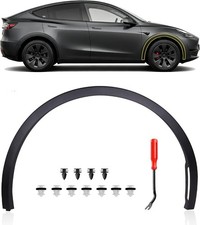 Passenger Side Front Fender Trim for Tesla Model Y 2020 2021 2022 2023 2024, Fro picture