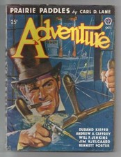 Adventure Oct 1947 Stevens Cvr; Hogue; Caffrey picture