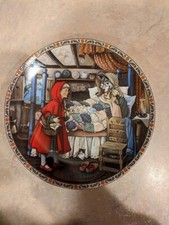 Little Red Riding Hood Collector Plate Knowles 1988 Karen pritchett picture