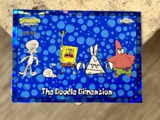 2025 Topps Chrome SpongeBob The Doodle Dimension Bubblefractor # 99/99 Bookend picture