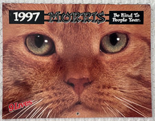 VINTAGE Morris the Cat 1997 Calendar - 9 Lives picture