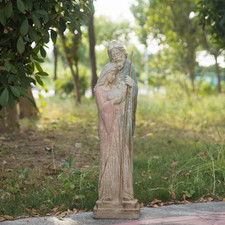 Holy Family Garden Statue Large Catholic Outdoor Sculpture H31.5” Big Sacred St  picture