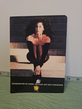 1990 Uninhibited By Cher. Bottled, But Not Contained Postcard picture