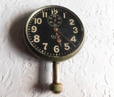 1924 VINTAGE ELGIN SMALLER SIZED AUTOMOBILE CAR CLOCK - NON RUNNER picture
