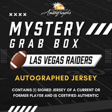 Mystery Grab Box - Las Vegas Raiders NFL Football Autographed Jersey picture