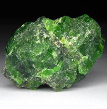 62ct Green Chrome Diopside Natural Earth Mined Unheated Rough Crystal Cluster picture