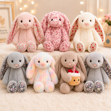 Jellycat Blossom Blush Bunny Plush Toy 30cm Medium Soft Stuffed Rabbit NWT  picture