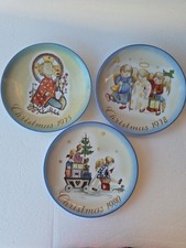 Lot 3 Schmid Berta Hummel Christmas Plates 1975 1978 1980 West Germany Vintage picture