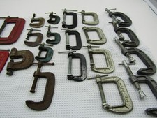Clamps Heavy Duty Several Sizes Some Vintage Lot of 20 picture