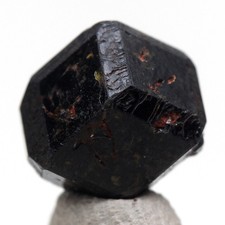 GARNET ANDRADITE Crystal Mineral Specimen Melanite Black Natural Authentic MALI picture