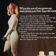 Vintage Ad Breck Creme Rinse When You Grow Up Your Hair Doesn't Stay The Same picture