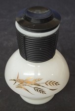 Vintage McKee Glasbake Milkglass Hottle Lid  Golden Wheat Design 5 3/4” Tall picture